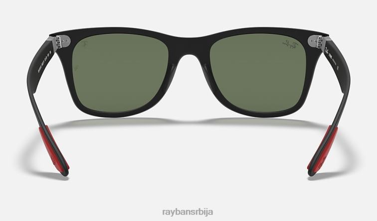 Ray-Ban рб4195м сцудериа феррари колекција P0HP1077 наочаре за сунце мат црна/зелена мушкарци