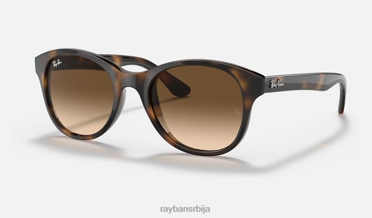 Ray-Ban рб4203 P0HP852 наочаре за сунце полирано светло хавана/браон мушкарци