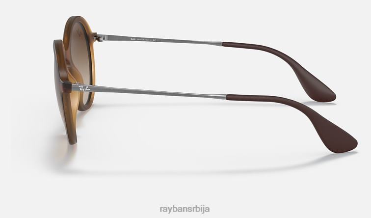 Ray-Ban рб4222 P0HP1042 наочаре за сунце мат хавана/браон мушкарци