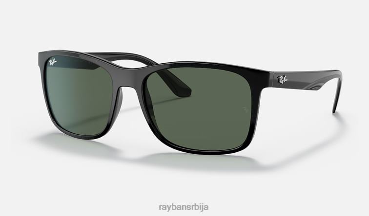 Ray-Ban рб4232 P0HP1103 наочаре за сунце полирана црно/зелена мушкарци