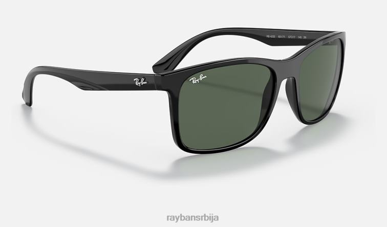 Ray-Ban рб4232 P0HP1103 наочаре за сунце полирана црно/зелена мушкарци
