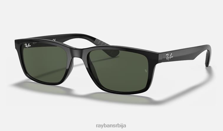 Ray-Ban рб4234 P0HP1124 наочаре за сунце полирана црно/зелена мушкарци