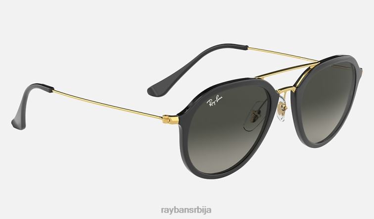 Ray-Ban рб4253 P0HP655 наочаре за сунце полирана црно/сива мушкарци