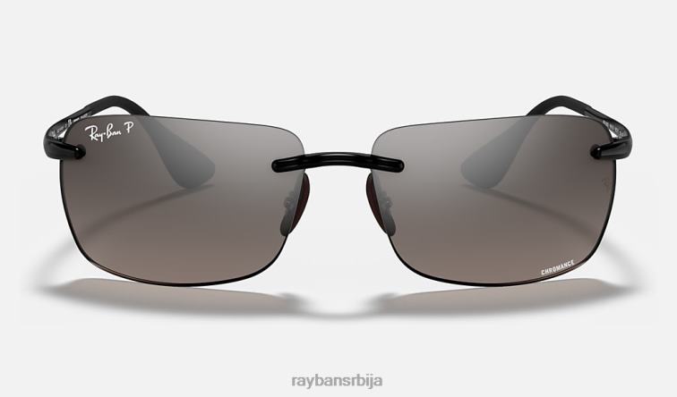 Ray-Ban рб4255 цхроманце P0HP1531 наочаре за сунце полирана црна/сребрна мушкарци