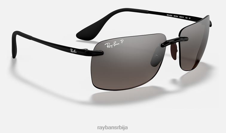 Ray-Ban рб4255 цхроманце P0HP1531 наочаре за сунце полирана црна/сребрна мушкарци