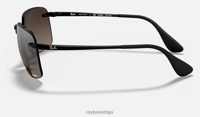 Ray-Ban рб4255 цхроманце P0HP1531 наочаре за сунце полирана црна/сребрна мушкарци