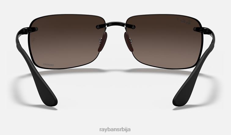 Ray-Ban рб4255 цхроманце P0HP1531 наочаре за сунце полирана црна/сребрна мушкарци