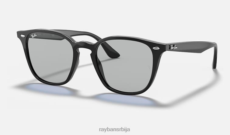 Ray-Ban рб4258 опрана сочива P0HP1160 наочаре за сунце полирана црна/тамно сива мушкарци