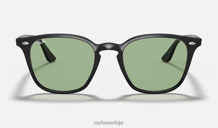 Ray-Ban рб4258 опрана сочива P0HP1161 наочаре за сунце полирана црна/светлозелена мушкарци