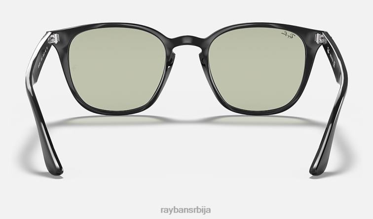 Ray-Ban рб4258 опрана сочива P0HP1161 наочаре за сунце полирана црна/светлозелена мушкарци