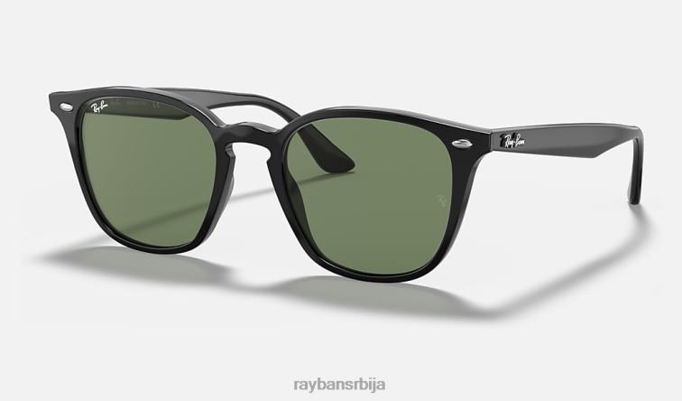 Ray-Ban рб4258 P0HP861 наочаре за сунце полирана црно/зелена мушкарци