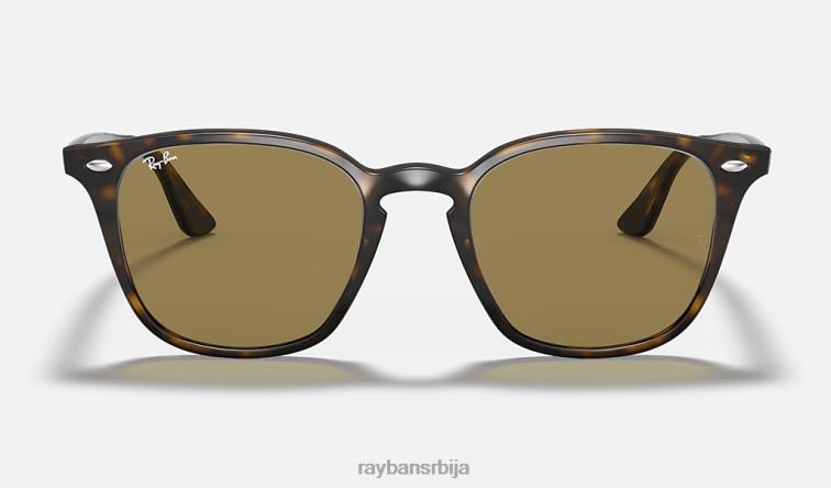 Ray-Ban рб4258 P0HP862 наочаре за сунце углачан светло хавана/тамно браон мушкарци
