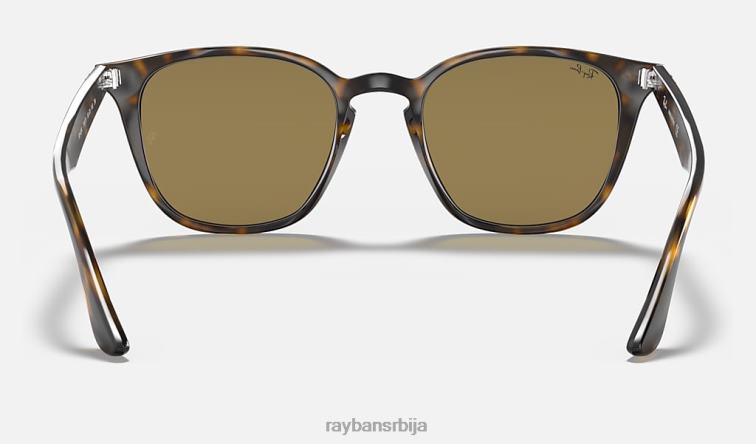 Ray-Ban рб4258 P0HP862 наочаре за сунце углачан светло хавана/тамно браон мушкарци