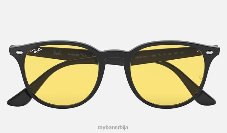 Ray-Ban рб4259 опрана сочива P0HP1167 наочаре за сунце полирана црно/жута мушкарци
