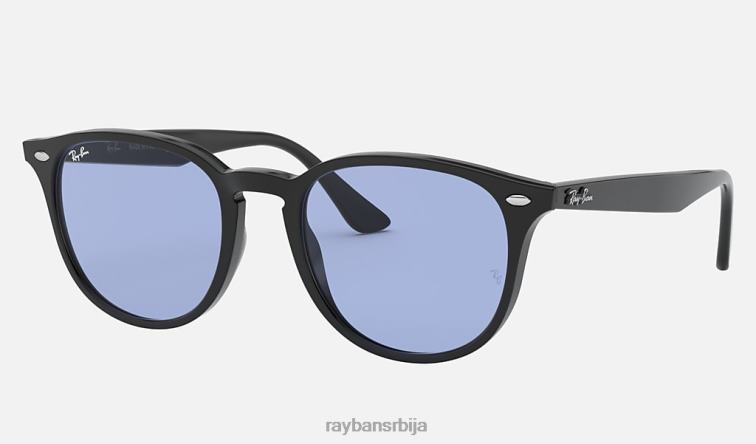 Ray-Ban рб4259 опрана сочива P0HP1168 наочаре за сунце полирана црно/плава мушкарци