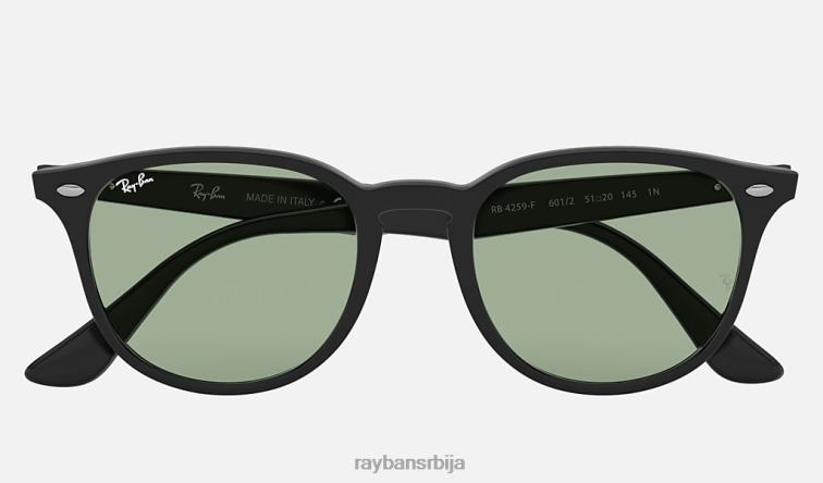 Ray-Ban рб4259 опрана сочива P0HP1169 наочаре за сунце полирана црна/светлозелена мушкарци