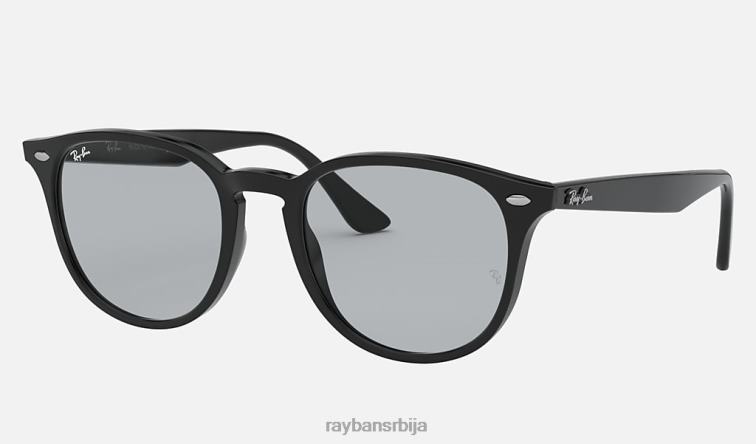Ray-Ban рб4259 опрана сочива P0HP1170 наочаре за сунце полирана црна/тамно сива мушкарци