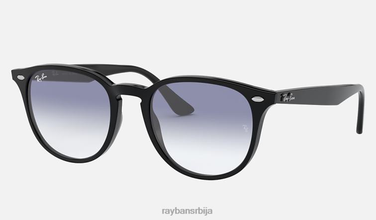 Ray-Ban рб4259 P0HP927 наочаре за сунце полирана црна/светло плава мушкарци