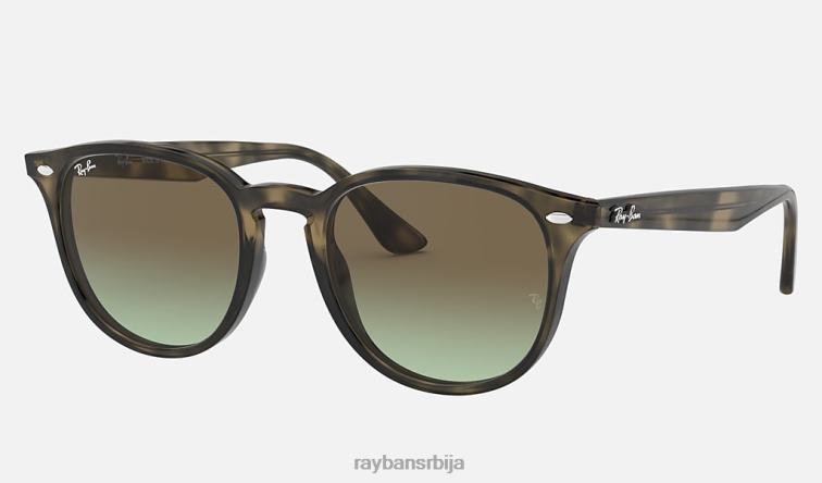 Ray-Ban рб4259 P0HP928 наочаре за сунце полирана сива хавана/браон мушкарци