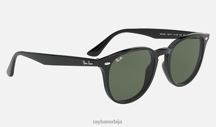 Ray-Ban рб4259 P0HP930 наочаре за сунце полирана црно/зелена мушкарци