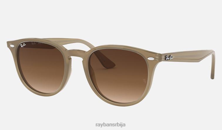 Ray-Ban рб4259 P0HP932 наочаре за сунце полирана беж/браон мушкарци