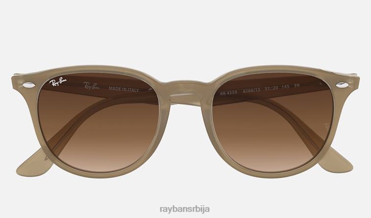 Ray-Ban рб4259 P0HP932 наочаре за сунце полирана беж/браон мушкарци