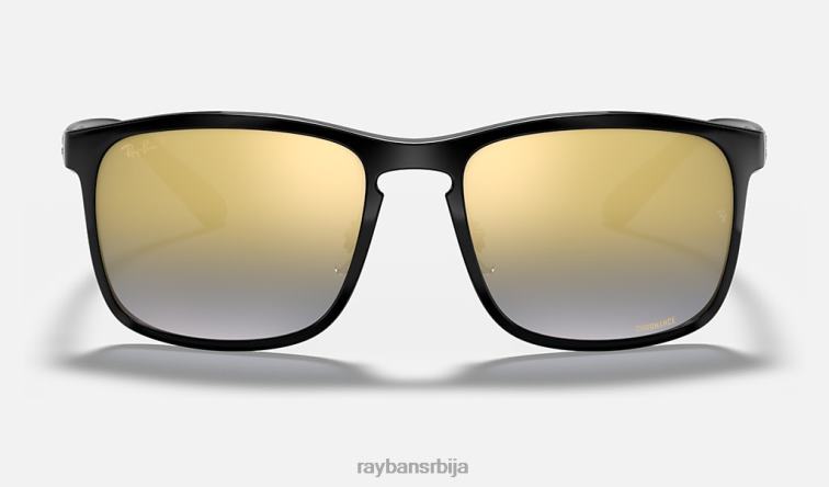 Ray-Ban рб4264 цхроманце P0HP666 наочаре за сунце полирана црно/плава мушкарци