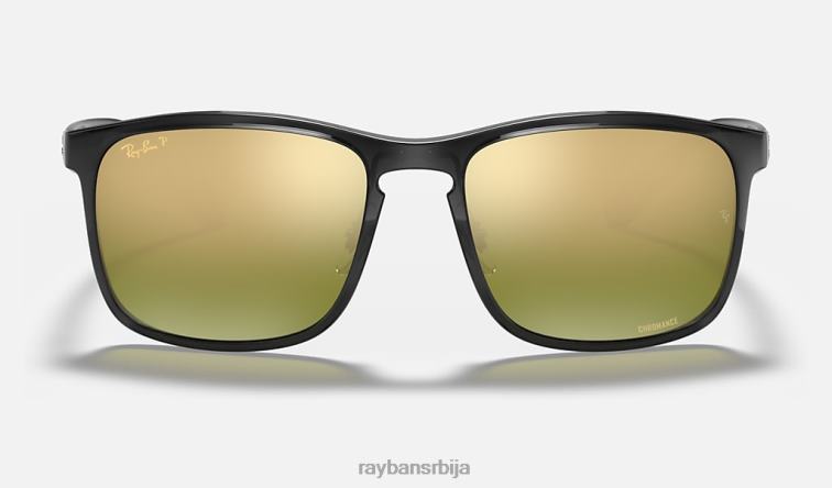 Ray-Ban рб4264 цхроманце P0HP667 наочаре за сунце полирана сива/зелена мушкарци