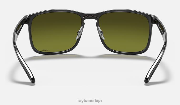 Ray-Ban рб4264 цхроманце P0HP667 наочаре за сунце полирана сива/зелена мушкарци