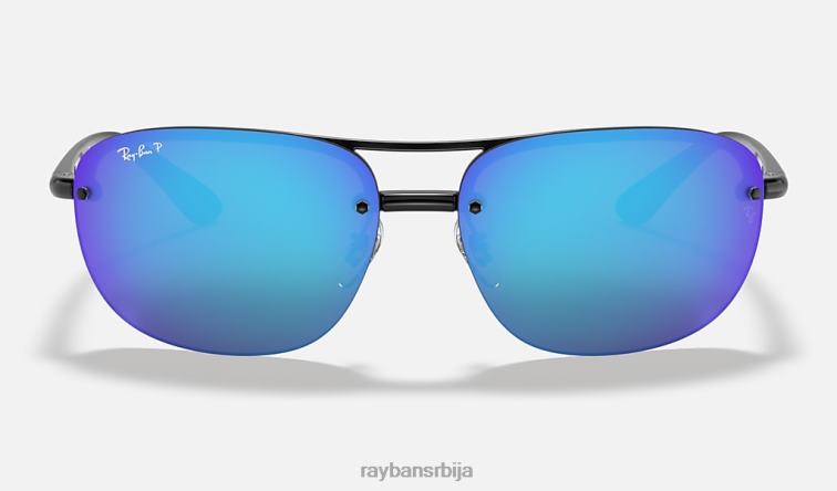 Ray-Ban рб4275цх цхроманце P0HP1064 наочаре за сунце полирана црно/плава мушкарци