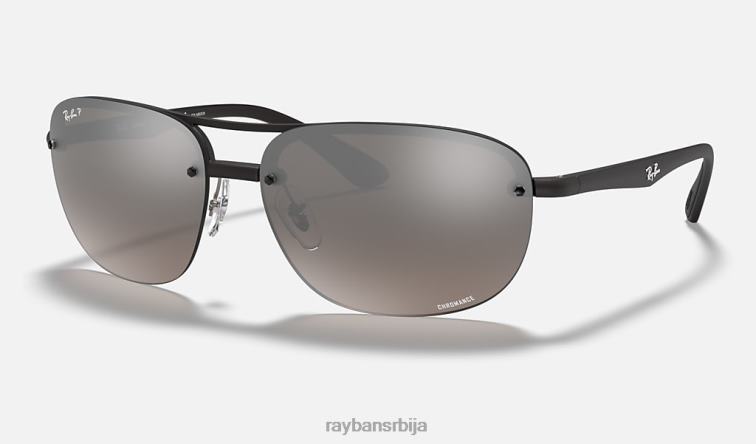 Ray-Ban рб4275цх цхроманце P0HP1065 наочаре за сунце мат црна/сребрна мушкарци