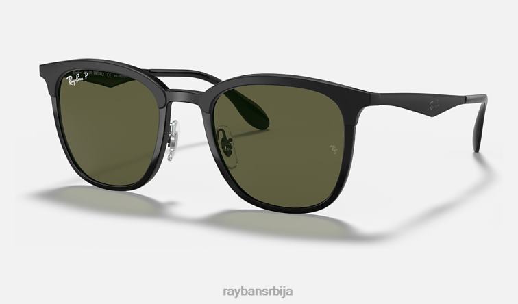 Ray-Ban рб4278 P0HP902 наочаре за сунце полирана црно/зелена мушкарци