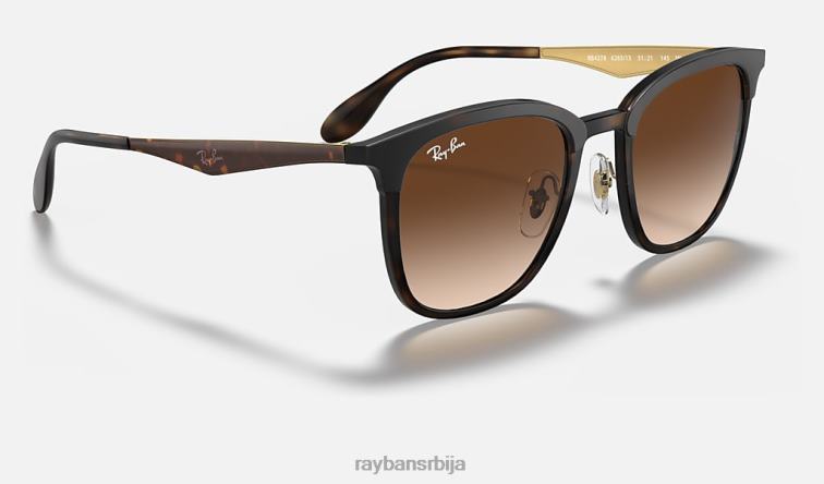 Ray-Ban рб4278 P0HP903 наочаре за сунце углачана хавана/браон мушкарци