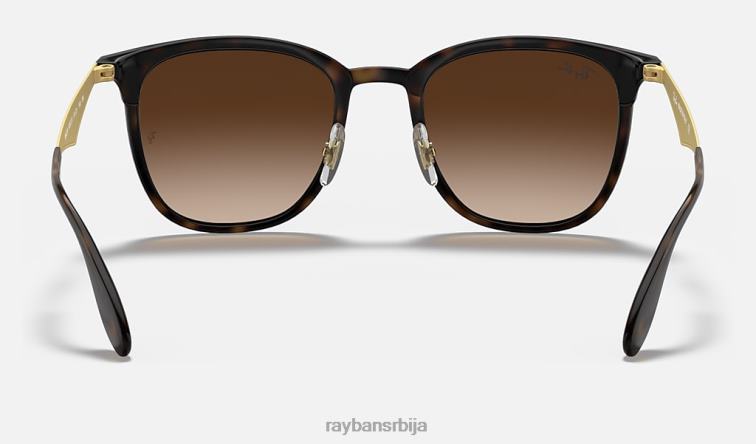 Ray-Ban рб4278 P0HP903 наочаре за сунце углачана хавана/браон мушкарци