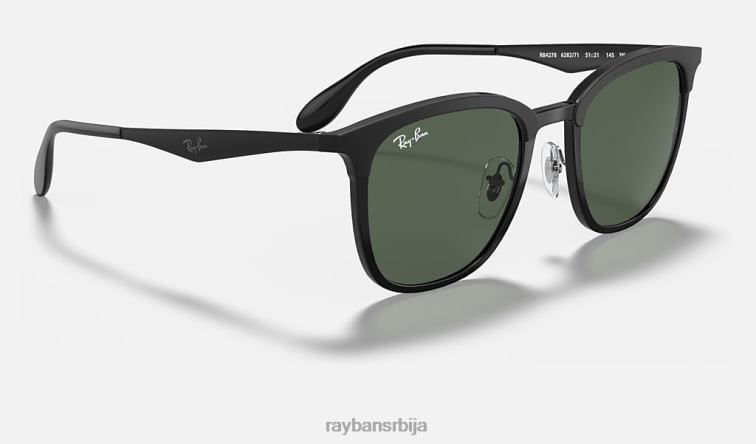 Ray-Ban рб4278 P0HP904 наочаре за сунце полирана црно/зелена мушкарци