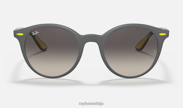 Ray-Ban рб4296м сцудериа феррари колекција P0HP1138 наочаре за сунце мат сива/сива мушкарци