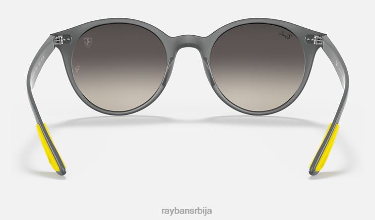 Ray-Ban рб4296м сцудериа феррари колекција P0HP1138 наочаре за сунце мат сива/сива мушкарци