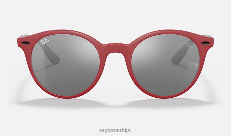 Ray-Ban рб4296м сцудериа феррари колекција P0HP1139 наочаре за сунце мат црвена/сива мушкарци
