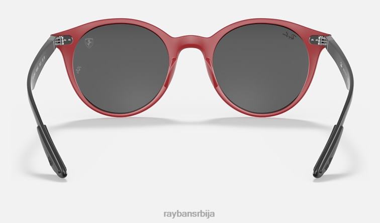 Ray-Ban рб4296м сцудериа феррари колекција P0HP1139 наочаре за сунце мат црвена/сива мушкарци