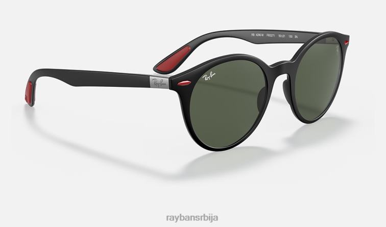 Ray-Ban рб4296м сцудериа феррари колекција P0HP1141 наочаре за сунце мат црна/зелена мушкарци