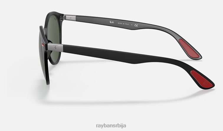 Ray-Ban рб4296м сцудериа феррари колекција P0HP1141 наочаре за сунце мат црна/зелена мушкарци