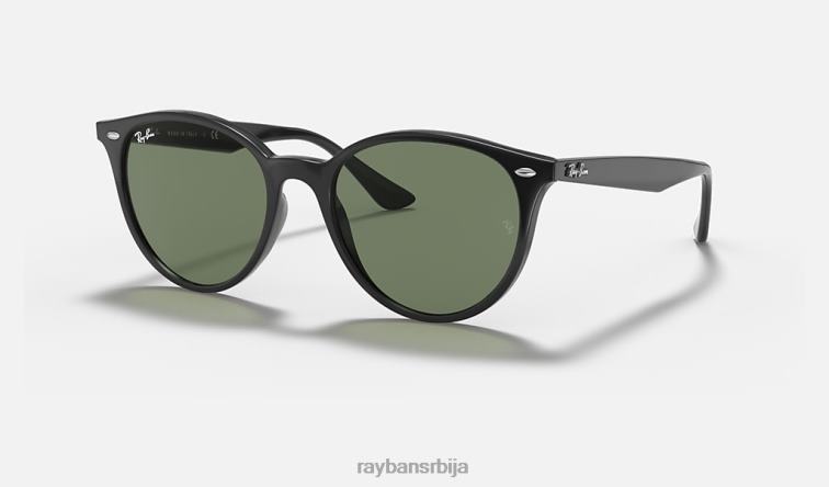 Ray-Ban рб4305 P0HP982 наочаре за сунце полирана црно/зелена мушкарци