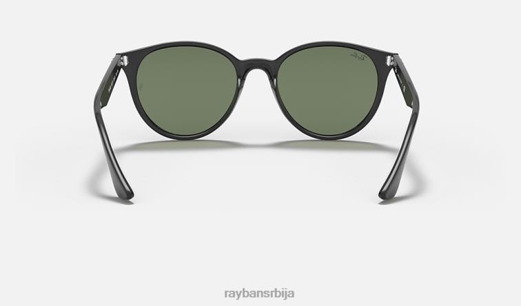 Ray-Ban рб4305 P0HP982 наочаре за сунце полирана црно/зелена мушкарци