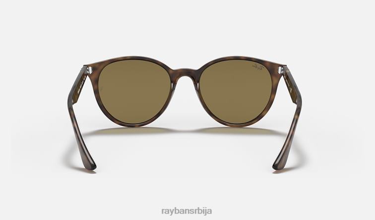 Ray-Ban рб4305 P0HP983 наочаре за сунце углачан светло хавана/тамно браон мушкарци