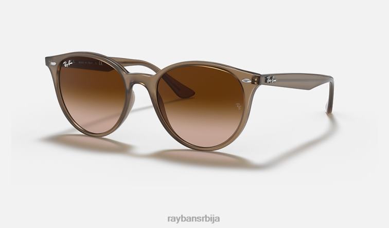 Ray-Ban рб4305 P0HP984 наочаре за сунце полирана беж/браон мушкарци