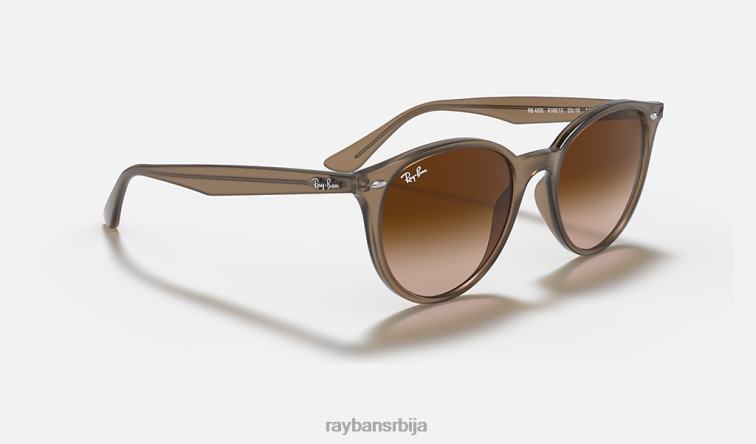 Ray-Ban рб4305 P0HP984 наочаре за сунце полирана беж/браон мушкарци