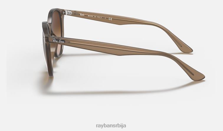 Ray-Ban рб4305 P0HP984 наочаре за сунце полирана беж/браон мушкарци