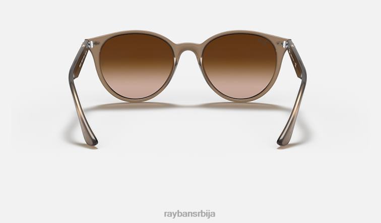 Ray-Ban рб4305 P0HP984 наочаре за сунце полирана беж/браон мушкарци