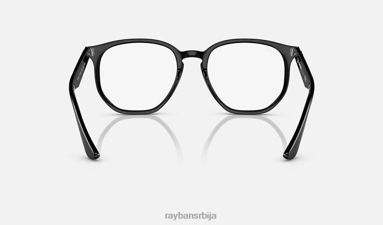 Ray-Ban рб4306 прелазе P0HP594 наочаре за сунце полирана црна/провидна/сива мушкарци