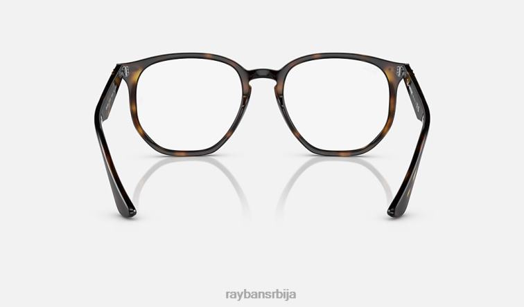 Ray-Ban рб4306 прелазе P0HP595 наочаре за сунце полирано светло хавана/провидно/зелено мушкарци